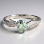 Anello in argento con Tanzanite