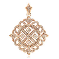 Colgante en oro con Diamante rosa de Francia de Argyle SI1