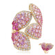 Gouden ring met roze saffieren (Nara Jewelry)