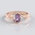 Anello in argento con Ametista Rose de France