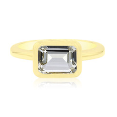 Anello in argento con Topazio Bianco