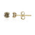 Gouden oorbellen met I2 Champagne Diamanten (de Melo Gold)