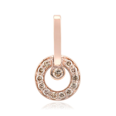 SI1 Argyle-Rose de France-Brillant-Goldanhänger (Annette)