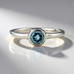 Anello in argento con Zircone Ratanakiri
