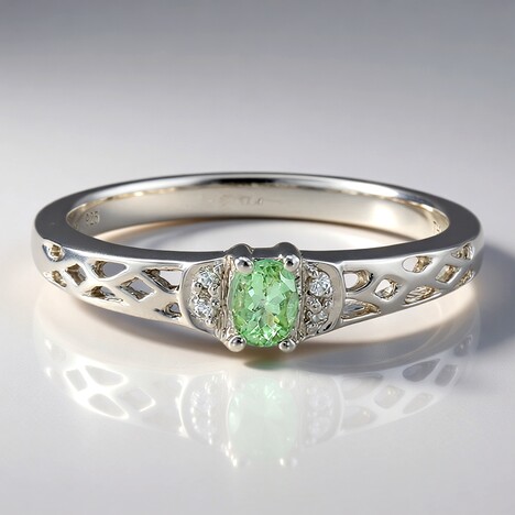 Anello in argento con Tormalina Paraíba