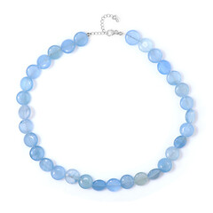 Collar en plata con Cuarzo agua