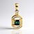 Pendentif en argent et Indicolite (Adela Silber)