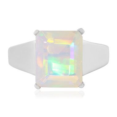 Anello in argento con Opale di Welo