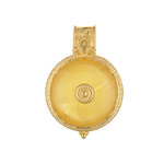 Baltischer Milky-Bernstein-Silberanhänger (dagen)