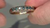 Anillo en oro con Diamante azul I2