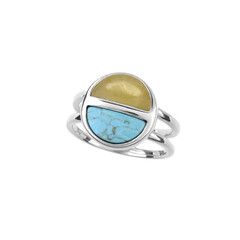 Bague en argent et Turquoise