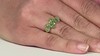 Zilveren ring met Jilin Peridoten (de Melo Essence)