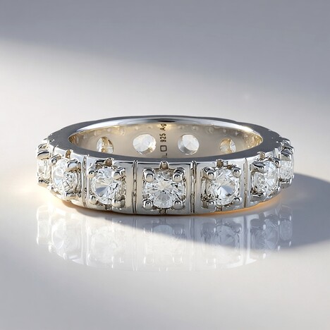 Anello in argento con Zircone