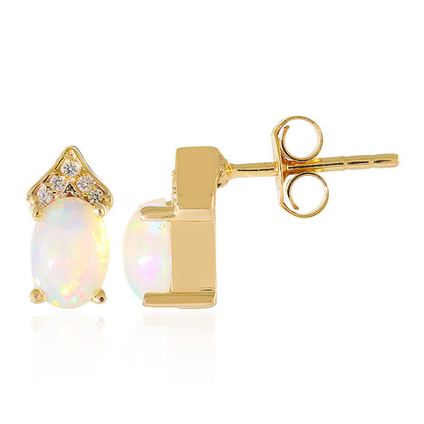 Pendientes en plata con Ópalo de Welo