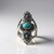 Anello in argento con Turchese Kingman (Desert Chic)