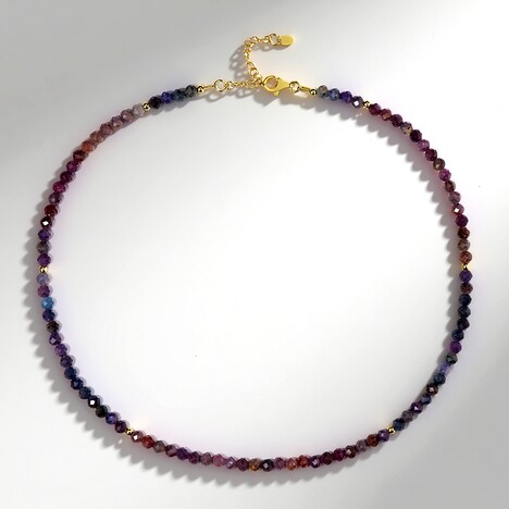 Collana in argento con Rubino