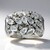 Bague en argent et Topaze blanche