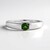 Anello in argento con Diopside Russo