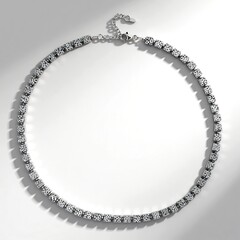 Collana in argento con Ematite Argentata