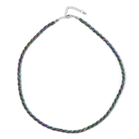 Collier en argent et Hématite mystique