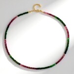 Collana in argento con Tormalina Rosa Nigeriana