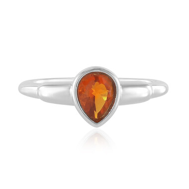 Anello in argento con Opale di Fuoco Messicano