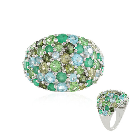 Anillo en oro con Turmalina verde (KM by Juwelo)