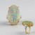Anello in oro con Opale di Welo AAA (AMAYANI)