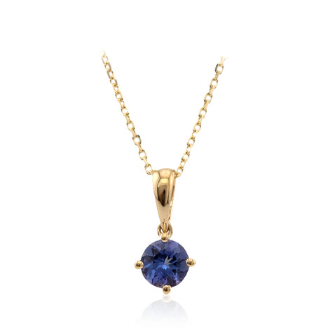 Collana in oro con Tanzanite AAA