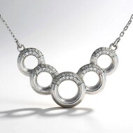 Collier en argent et Zircon