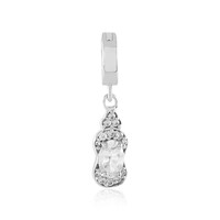 Pendentif en argent et Saphir blanc