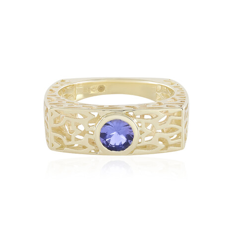 Bague en or et Tanzanite AAA (Ornaments by de Melo)