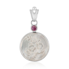 Perlmutt-Silberanhänger (Bali Barong)