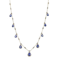 Collar en oro con Tanzanita AAA (CIRARI)
