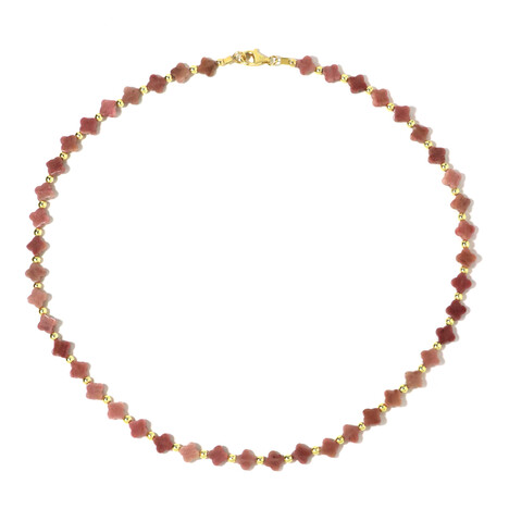 Collar en plata con Rodocrosita