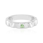 Zilveren herenring met een Tanzania Tsavoriet