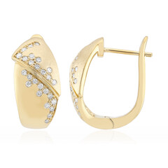 Boucles d'oreilles en argent et Diamant I1 (G) (Annette)