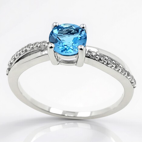 Anello in argento con Topazio Marambaia