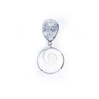 Ciondolo in argento con Occhio di Shiva