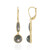 Pendientes en plata con Labradorita dorada de Maniry (KM by Juwelo)