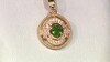 Pendentif en argent et Diopside de Russie