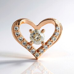 Ciondolo in oro con Diamante Rose de France SI1 di Argyle