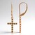 Orecchini placcati in oro con Diamante Fancy