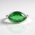 Anello in argento con Quarzo Verde Smeraldo (MONOSONO COLLECTION)