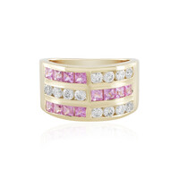 Anello in oro con Zaffiro Ceylon Rosa (Adela Gold)
