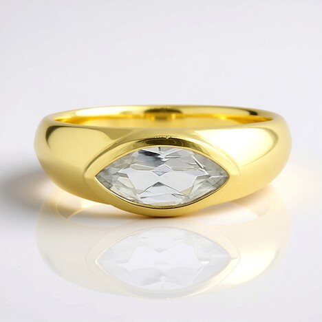 Anello in oro con Zircone (de Melo Gold)