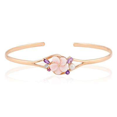 Brazalete en plata con Nácar
