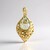 Pendentif en argent et Améthyste verte (Ornaments by de Melo)