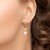 Zircon Silver Earrings (Adela Silber)