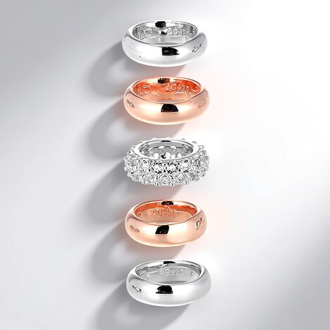 Ciondolo in argento con Topazio Bianco (MONOSONO COLLECTION)